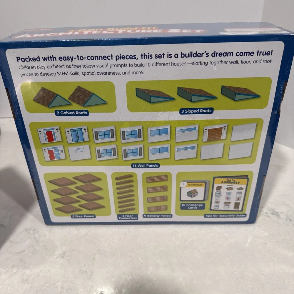 Lakeshore Learning I Can Build It! Architecture Set STEM Building Toy Brand New